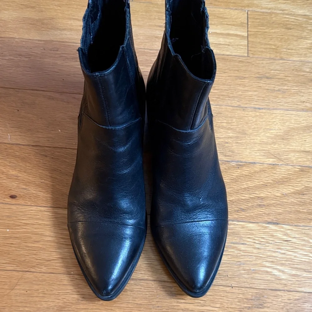 Vagabond Black Leather Chelsea Boots | Size EU 38 - Picture 4 of 5